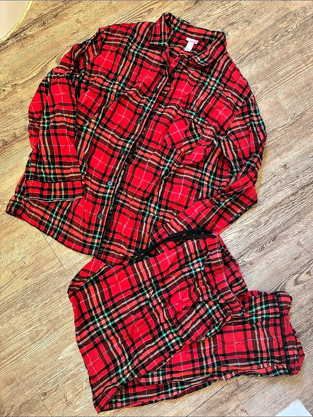 Wondershop Men's Plaid Sleepwear Set XL
